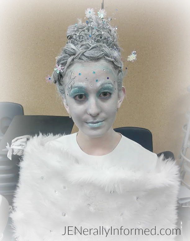 Amazing Snow Queen Hair And Make-up!