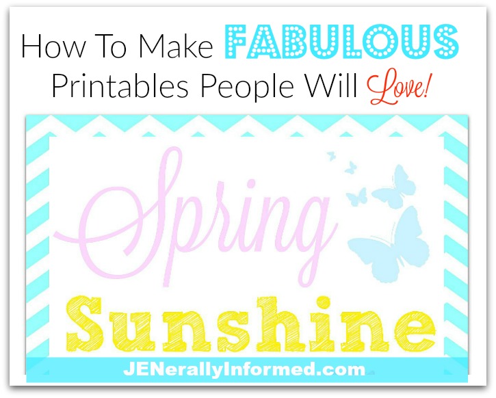 Have you always wanted to learn how to make those adorable printables you see on Pinterest? Here's how!