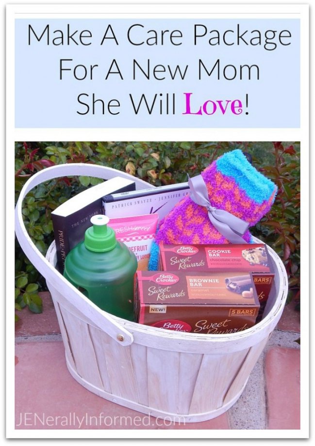 How to make a #BlissfulMoments care package for a new mom that she will love!