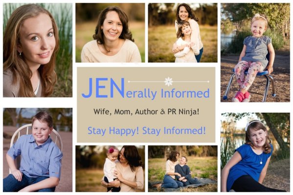 JENerally Informed; Wife, Mom, Author and PR Ninja!