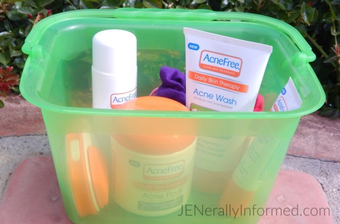 Make a Basket to Help Put Your Best Face Forward! #acnefree123