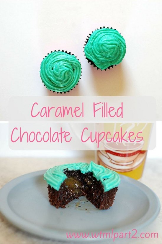 Caramel Filled Chocolate Cupcakes from Welcome To My Life, Part 2!