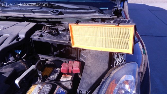 Get your car ready for summer by replacing the engine air filter in less than 5 minutes! #ad