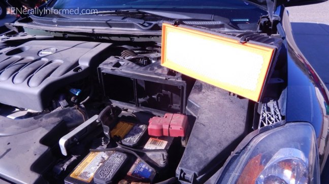 Get your car ready for summer by replacing the engine air filter in less than 5 minutes! #ad