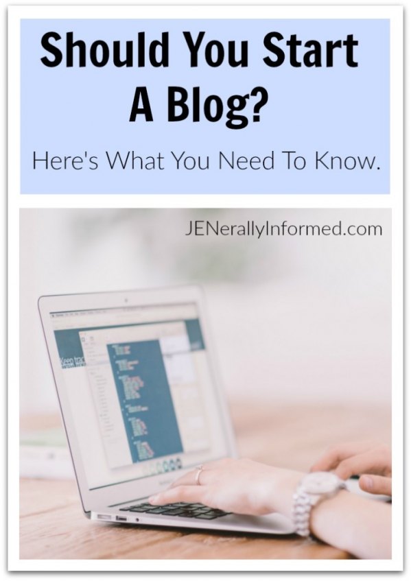 If you are thinking about starting a blog, here are some things you really need to know.