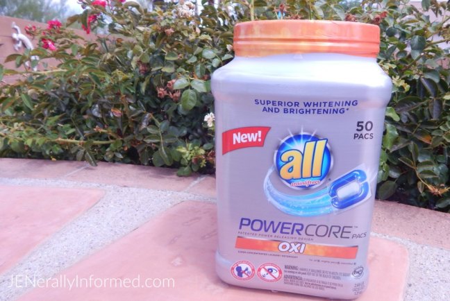 Letting kids be kids with all® POWERCORE™ Pacs OXI #Clean2TheCore 