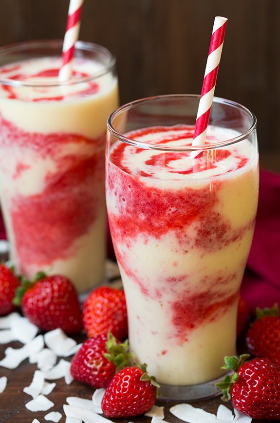 Delicious Strawberry Colada Smoothie recipe!