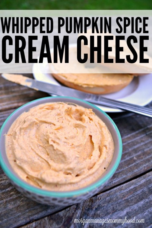 Pumpkin Spice Cream Cheese from Morgan Manages Mommyhood.