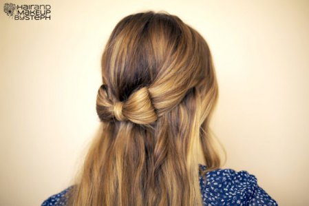 How to wow with a stylish hair bow twist updo!