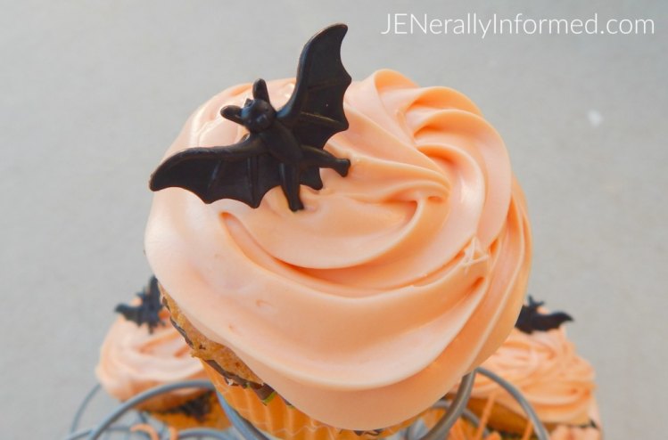 Unleash wickedly good fun with these orange creamsicle #cupcakes #WickedFantaFun #ad #halloween