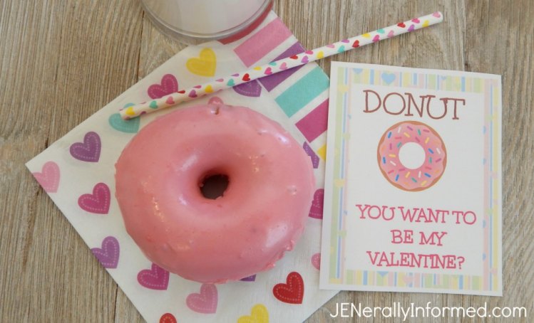 Try this fun and easy Valentine idea for the donut lover in your life!