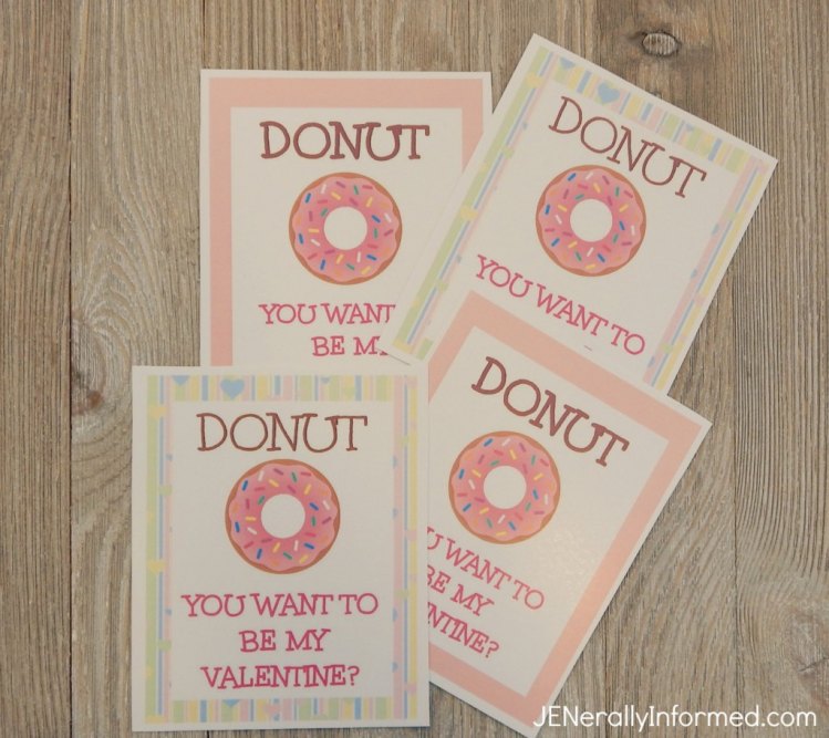 DONUT you want to be my Valentine prinatable!