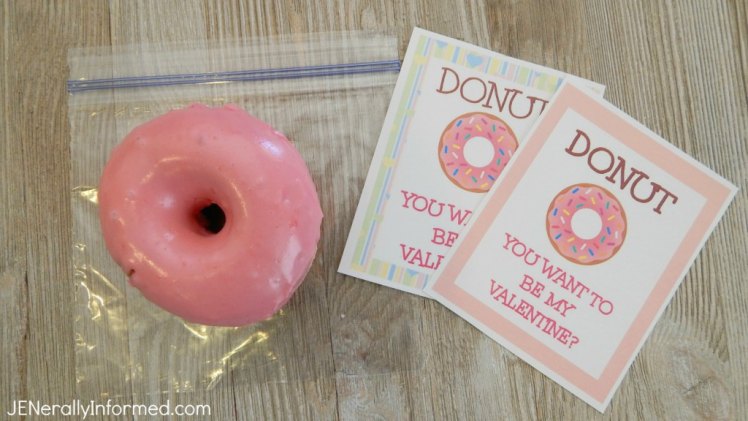 Try this fun and easy Valentine idea for the donut lover in your life!