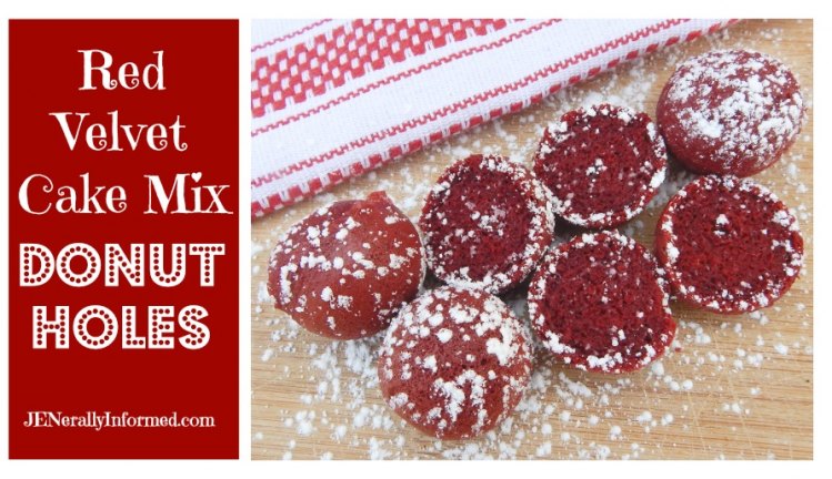 Wow your special someone with these easy to make red velvet cake mix donut holes!