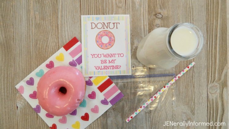 Try this fun and easy Valentine idea for the donut lover in your life!