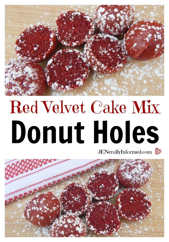 Learn how to make these delicious red velvet cake mix donut holes!