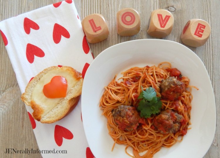  Learn how to make easy homemade meatballs and heart shaped french bread slices perfect for your Valentine!
