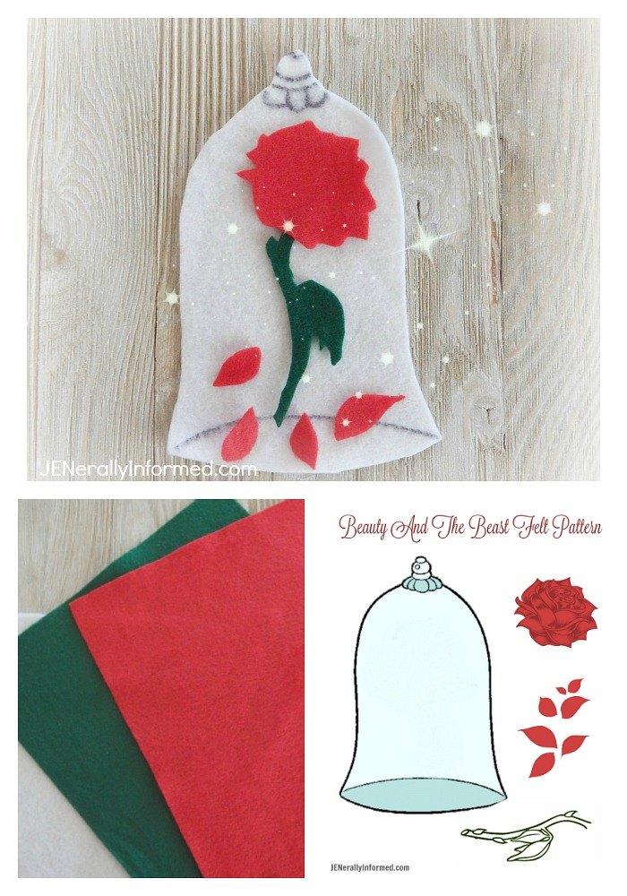 Calling all Princesses! Grab this printable and learn how to make this easy felt rose craft!