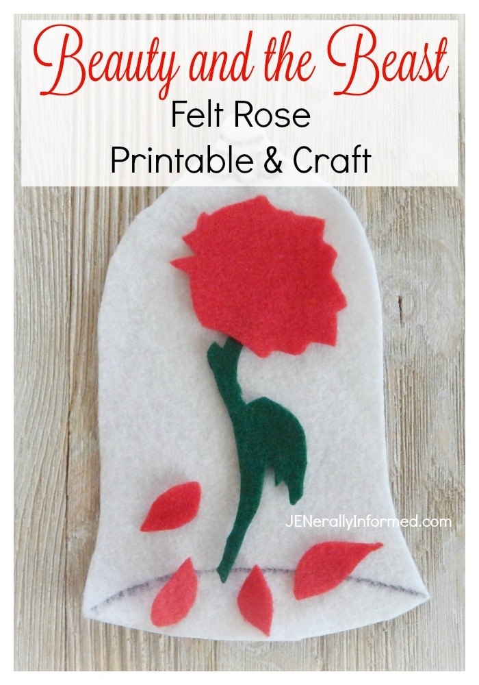 Calling all Princesses! Grab this printable and learn how to make this easy felt rose craft!