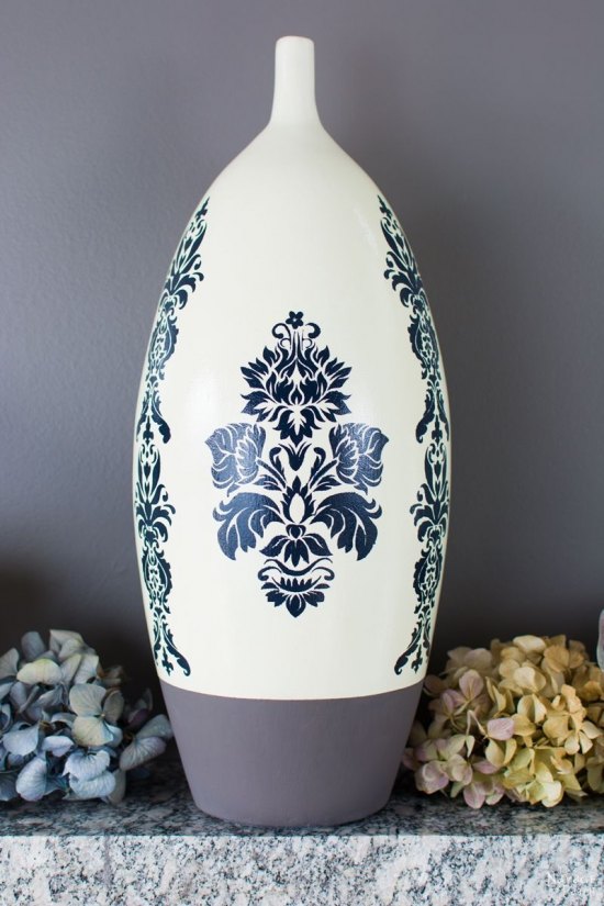 Ceramic Vase Makeover from The Navage Patch.