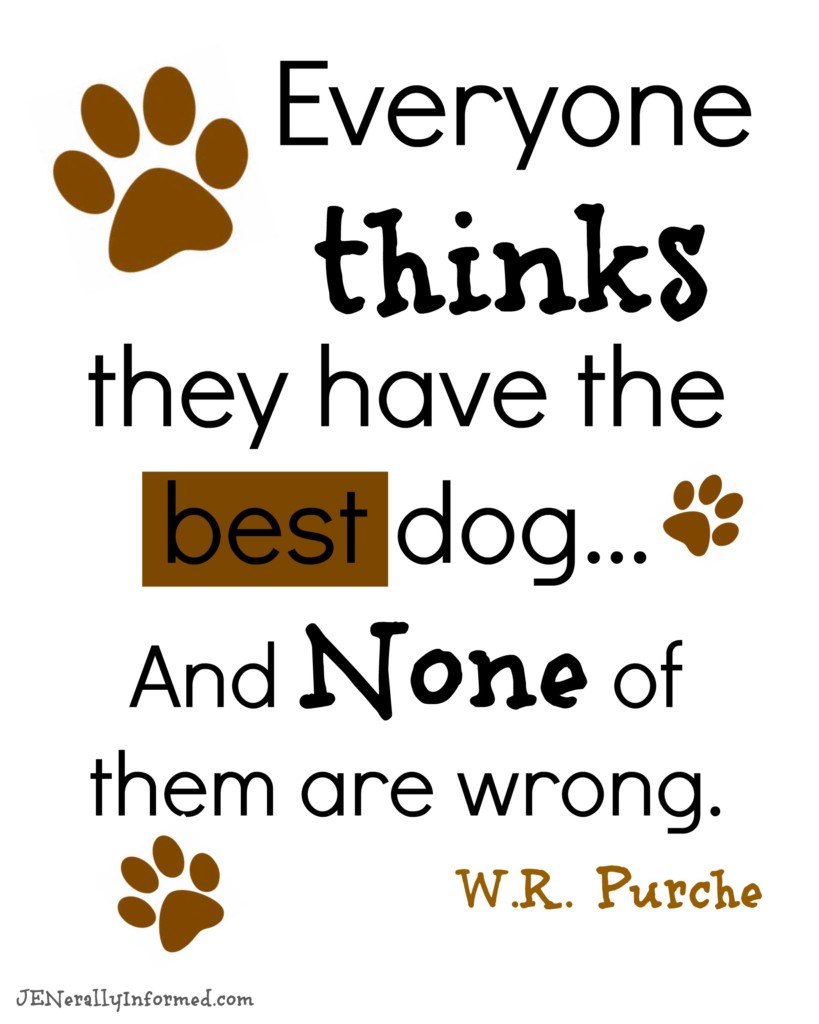 A perfect printable for the dog lover in your life!