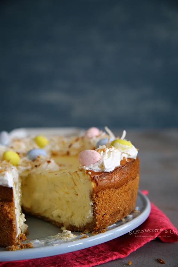 Easter Egg Coconut Cheesecake from Kleinworth & Co.