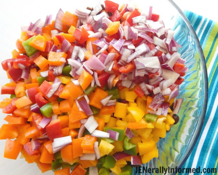 Learn how to make this delicious rianbow bean salad in less than 20 minutes!