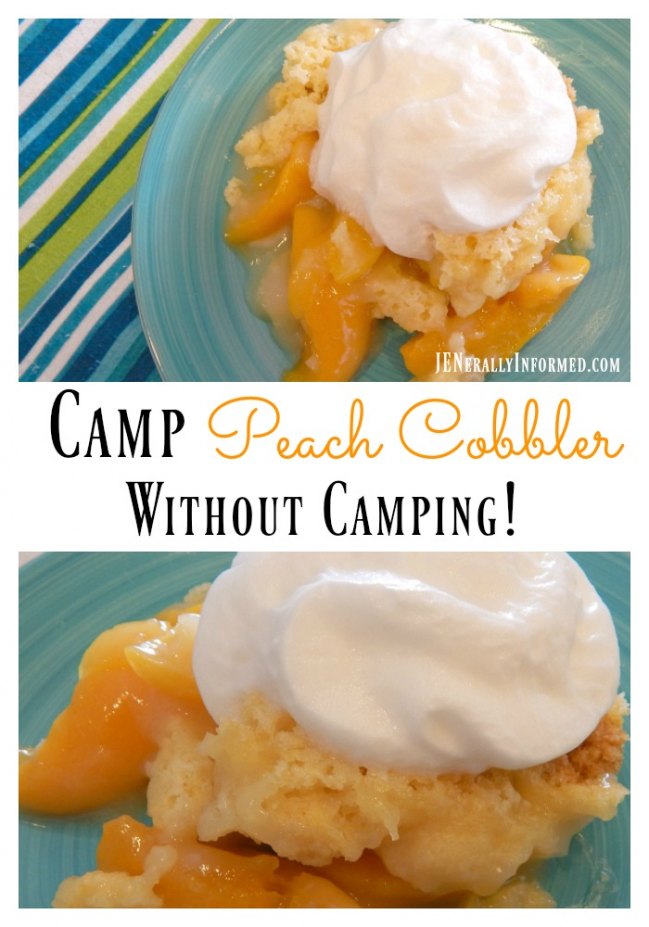 Learn to make dutch oven peach cobbler right in your oven!