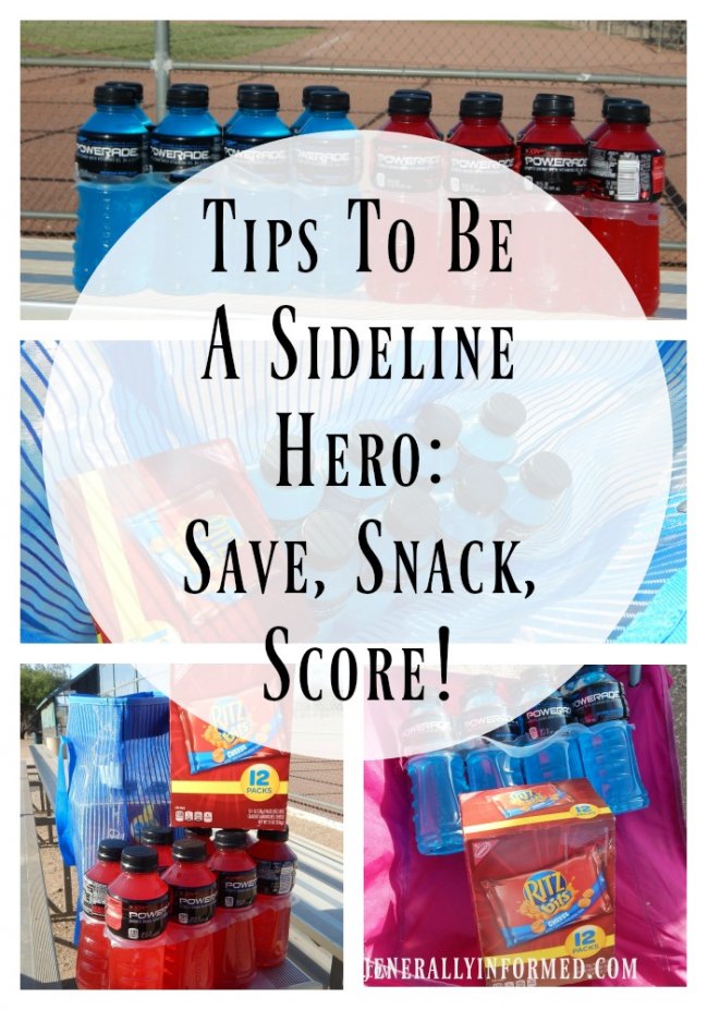 Tips To Be A Sideline Hero: Save, Snack, Score! 