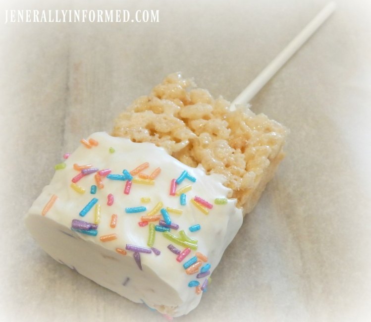 Make any day special with these easy to make Unicorn Rice Krispie Treat Pops!