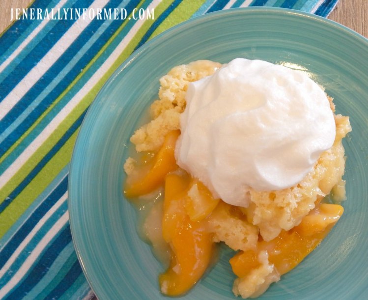 Learn to make dutch oven peach cobbler right in your oven!