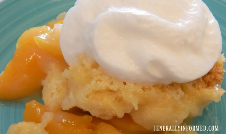 Learn to make dutch oven peach cobbler right in your oven!