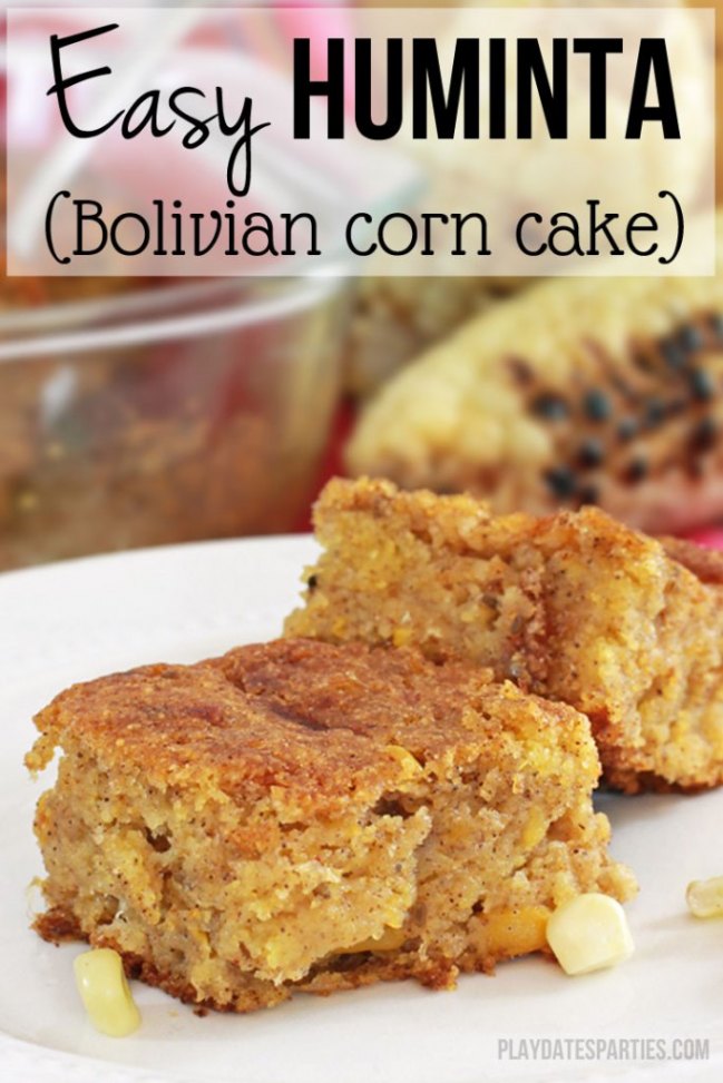 Cornbread is elevated to a new level with this Bolivian corn cake recipe. Huminta is dense, sweet, and full of flavor. It’s perfect for any get-together!