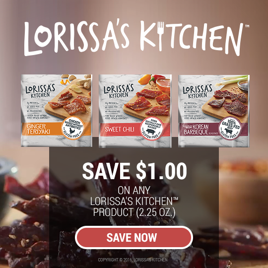 Save $1.00 on any Lorissa's Kitchen product!