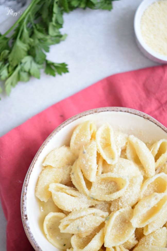 Try this light and easy pasta dish as a perfect back-to-school dinner dish!