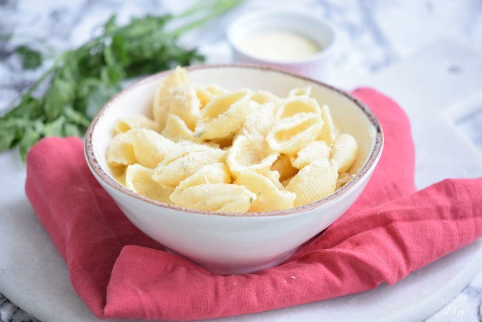 Try this light and easy pasta dish as a perfect back-to-school dinner dish!