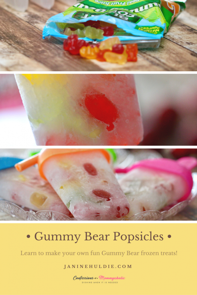 Learn how to make your own gummy bear frozen treats!
