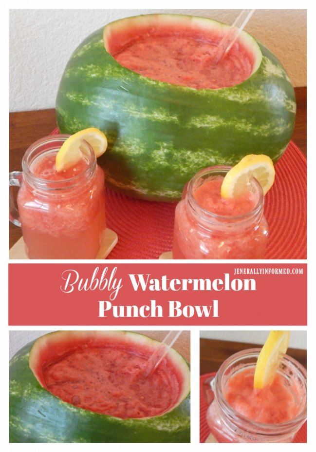 Share a slice this summer and up your watermelon game with this recipe for a bubbly watermelon punch bowl!