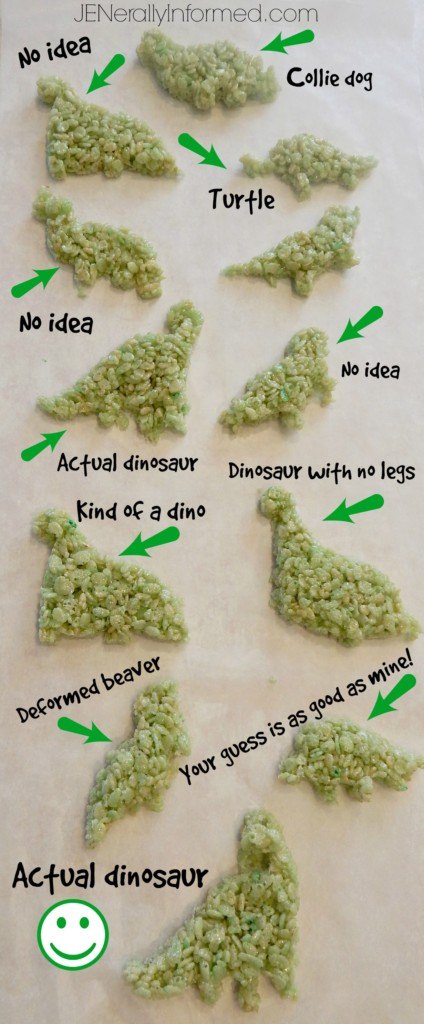 Trying to "NAIL" Dino Rice Krispie Treats!