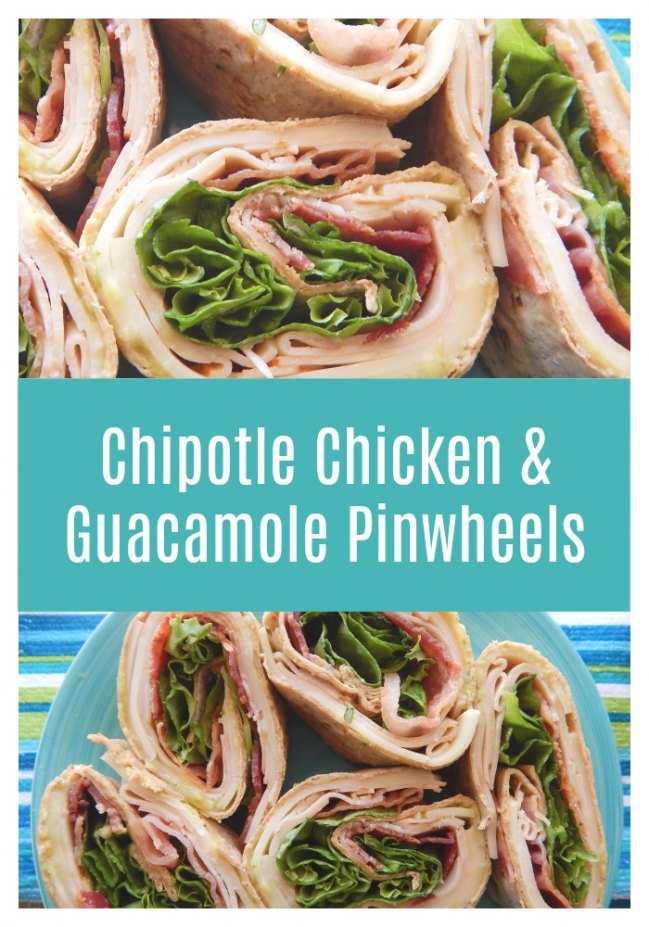 Master lunchtime with these delicious Chipotle Chicken Guacamole Pinwheels!