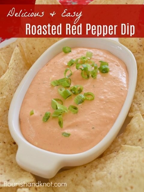 Delicious & Easy Roasted Red Pepper Dip Recipe!