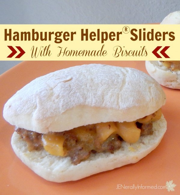 Don't fret about dinner prep with these super easy and delicious Hamburger Helper sliders!