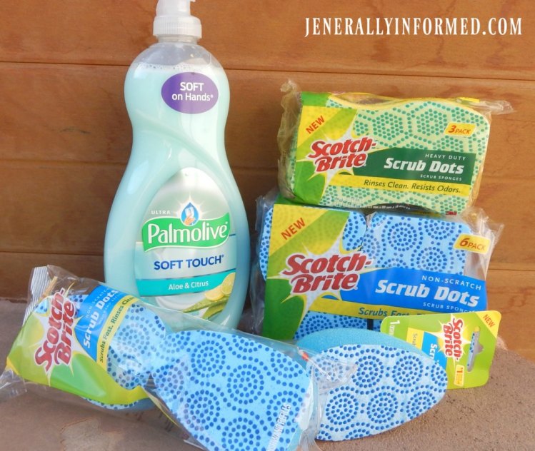 Clean up tough messes with Scotch-Brite® Scrub Dots! #PowerOfDots #ad