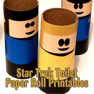 Star Trek Toilet Paper Roll Printables From The Treasured Bookshelf.