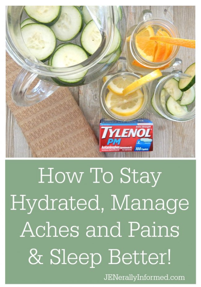 How To Stay Hydrated, Manage Aches and Pains & Sleep Better! #ForBetterTomorrows #BetterTomorrows #FallBack