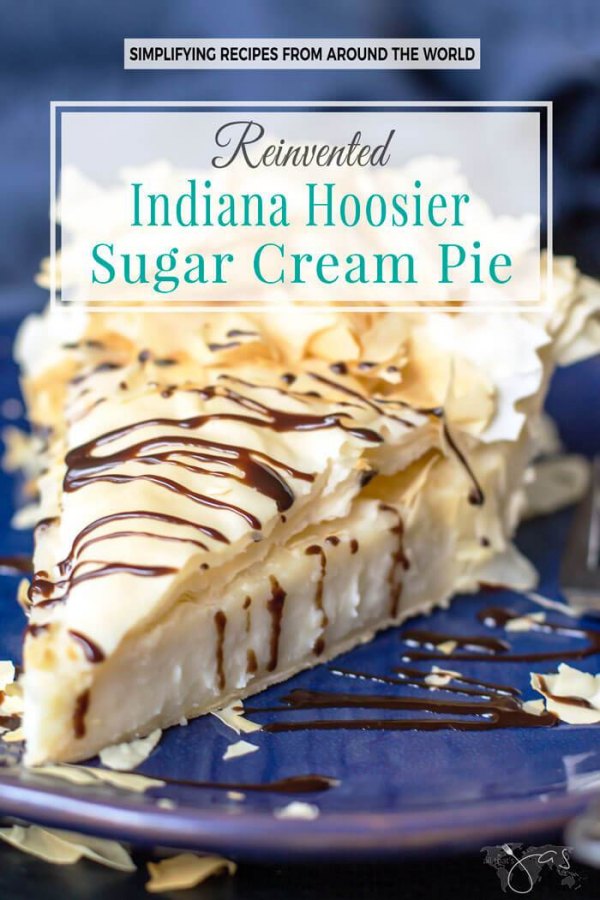 Indiana Hoosier Sugar Cream Pie – Reinvented From All That Jas.