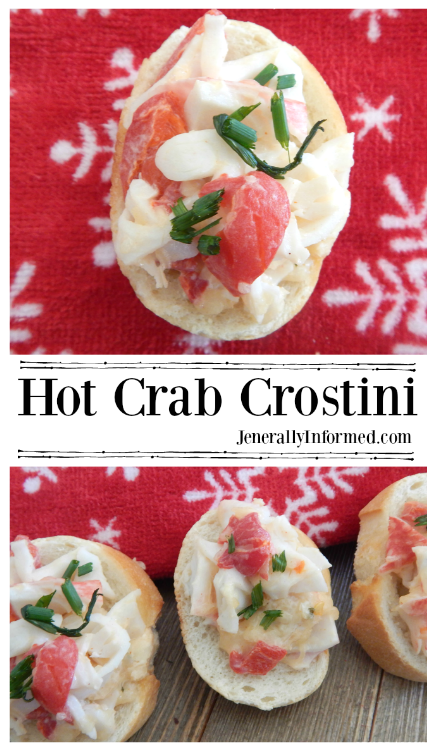 Deliciously Easy Appetizers With Pizazz: Hot Crab Crostini!