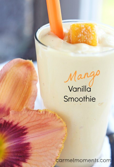 Mango Vanilla Smoothie From Gather For Bread.
