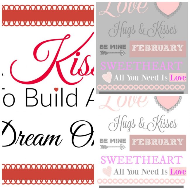 Grab your FREE Valentine themed printable bundle today!