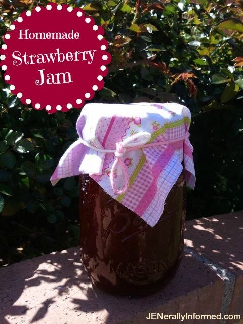 How to mke homemade strawberry jam in just under 30 minutes!